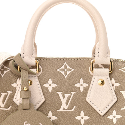 Louis Vuitton Empreinte Monogram Spring in the City Speedy Bandouliere 20 Kaki Beige Cream 7 of 9