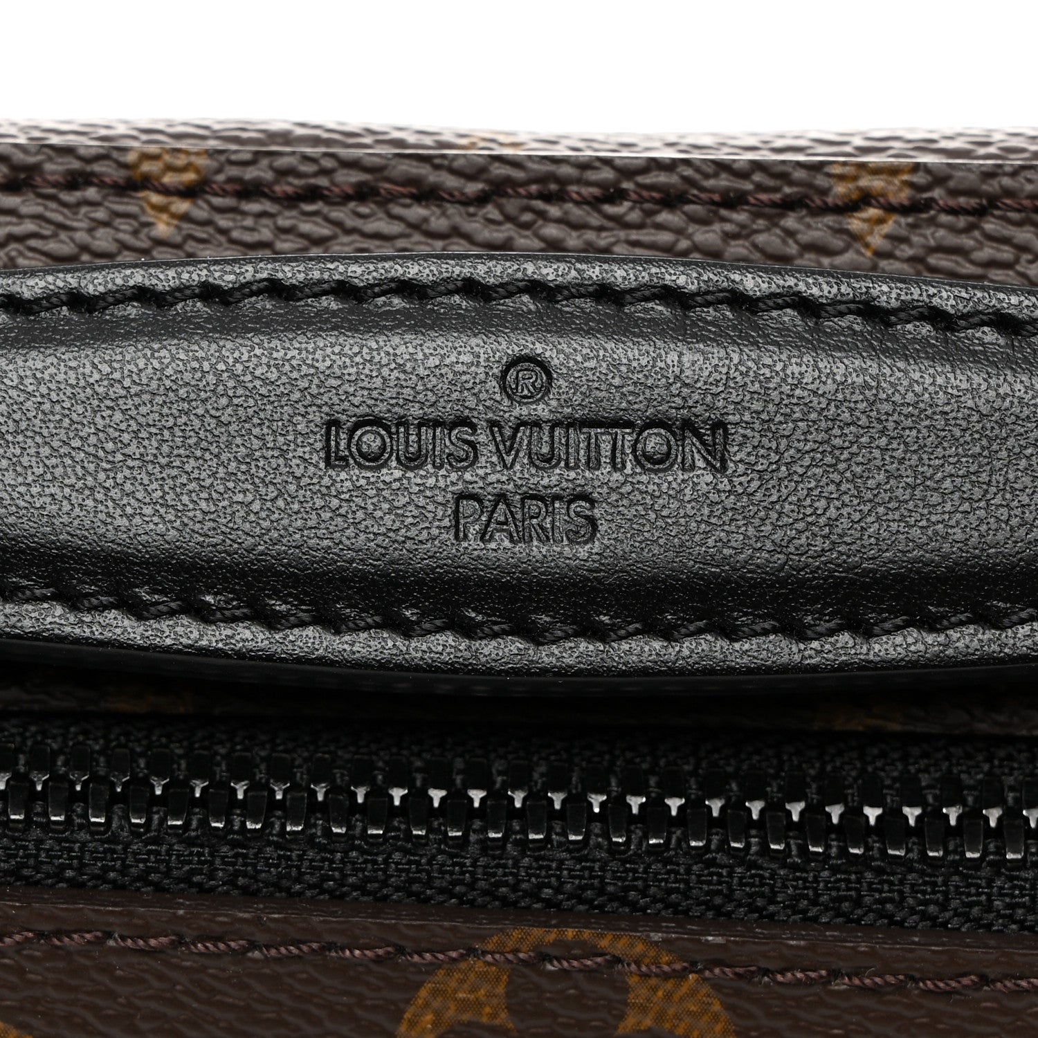 Louis Vuitton LOUIS VUITTON Monogram Macassar Handle Soft Trunk Black 7 of 10