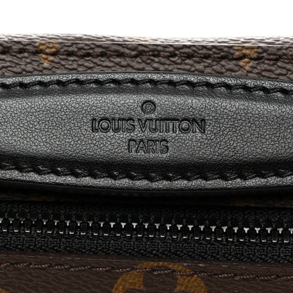 Louis Vuitton LOUIS VUITTON Monogram Macassar Handle Soft Trunk Black 7 of 10