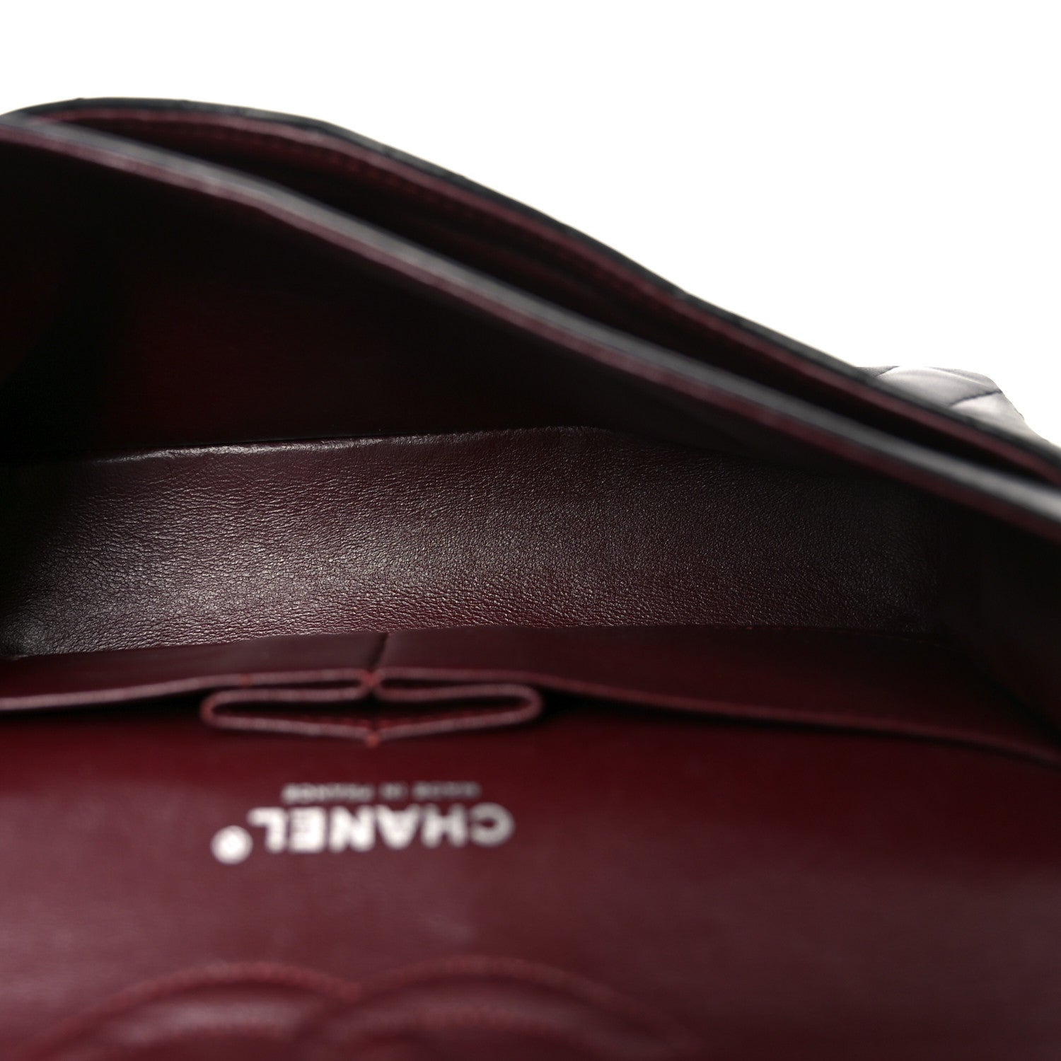 Chanel Lambskin Quilted Medium Double Flap Black 5 of 10