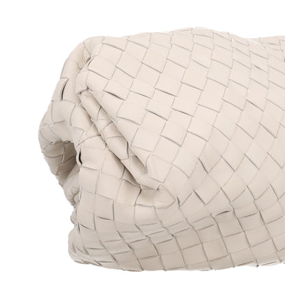 Bottega Veneta Nappa Maxi Intrecciato The Pouch Oversized Clutch Plaster 9 of 10