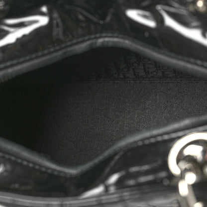 Christian Dior Patent Cannage Medium Lady Dior Black 5 of 11