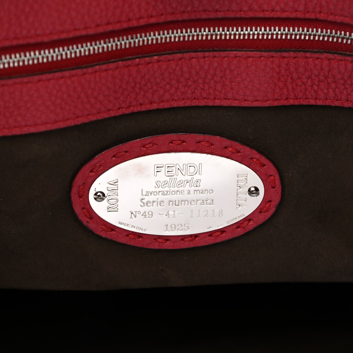 Cuoio Romano Selleria Large Anna Bucket Bag Rosso