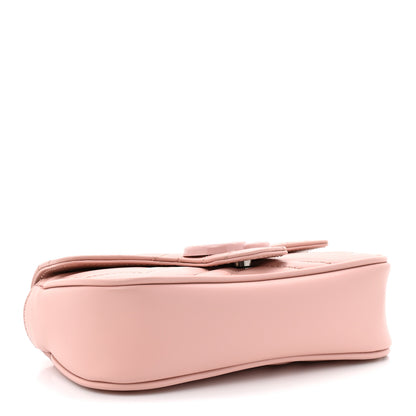 Gucci Calfskin Matelasse Monochrome GG Marmont Chain Belt Bag Perfect Pink 4 of 11