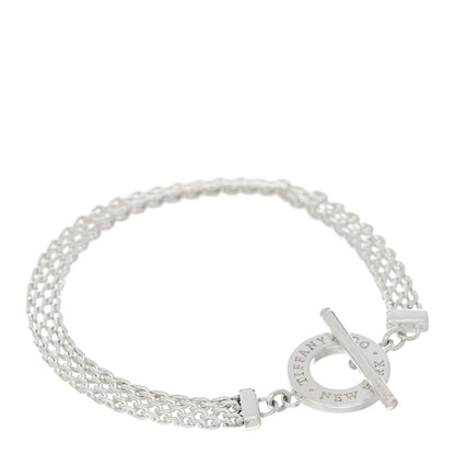 Tiffany Sterling Silver Somerset Toggle Bracelet 1 of 3