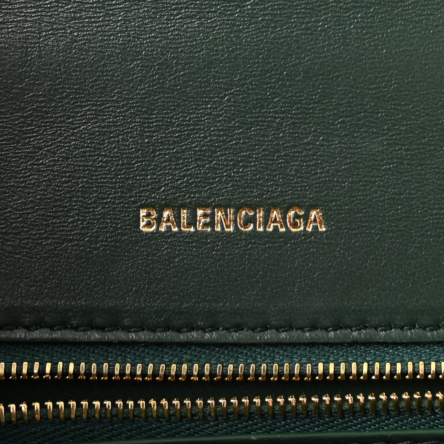 Shiny Calfskin Crocodile Embossed Small Hourglass Top Handle Bag Forest Green