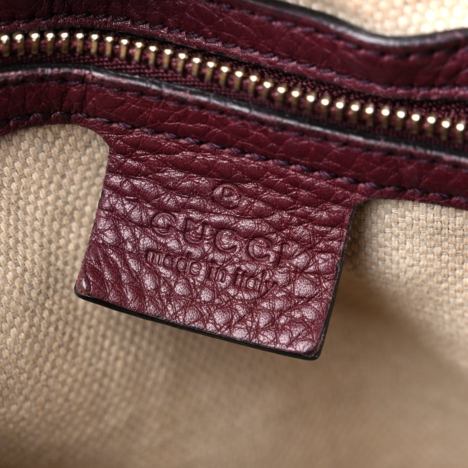 Gucci Cellarius Calfskin Large Soho Hobo Scarlatto 6 of 20