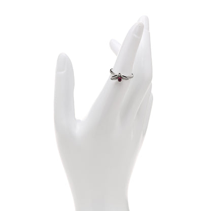 Tiffany Platinum Diamond Rubellite Paper Flowers Firefly Ring 52 6 2 of 7