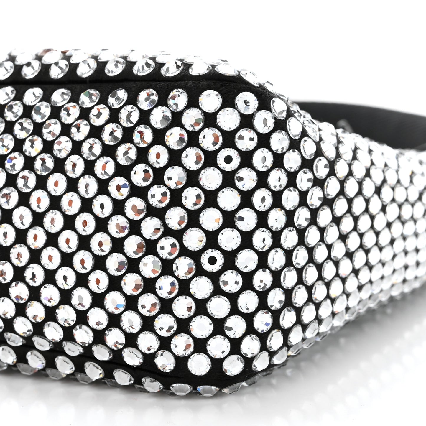 Satin Crystal Mini Re-Edition 2000 Bag Cristal
