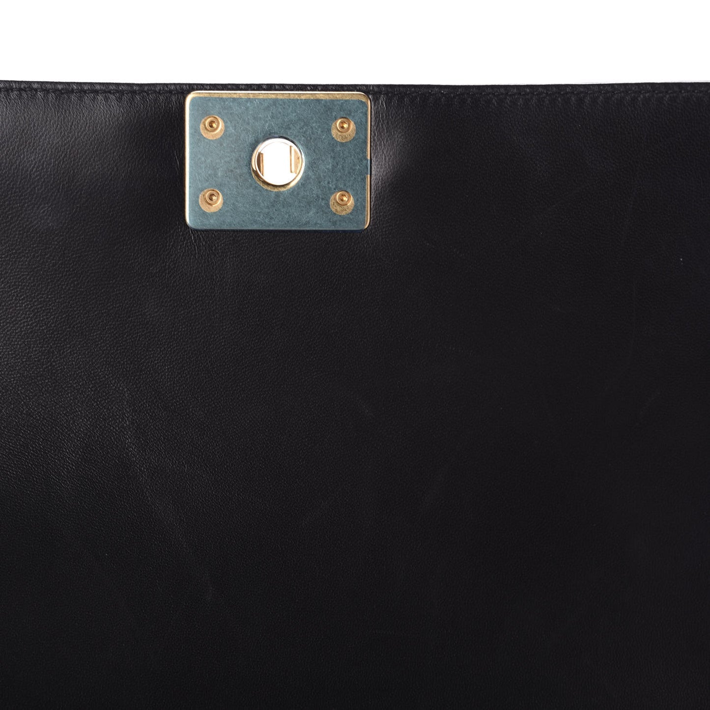 Lambskin Quilted New Medium Boy Flap Black