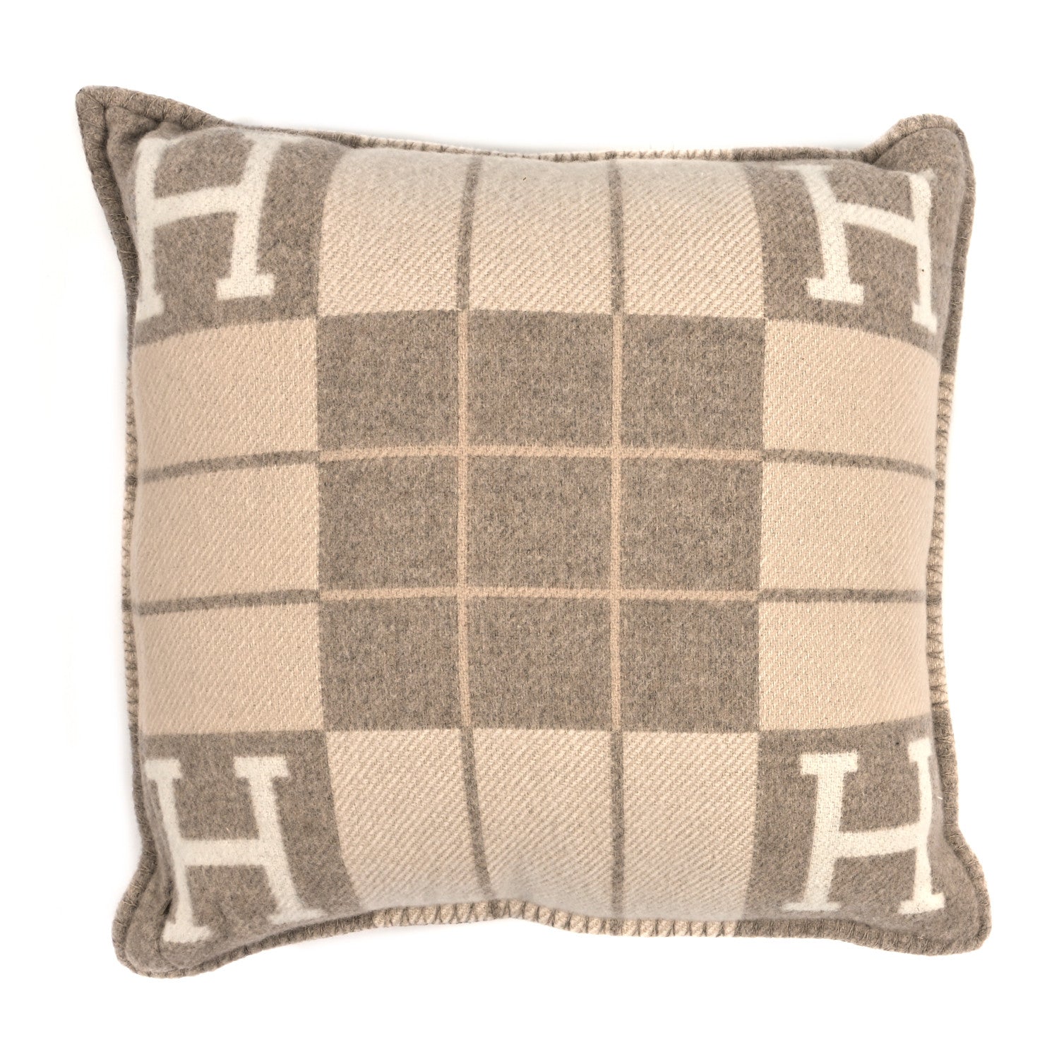 Hermes Wool Cashmere Avalon III Pillow PM Coco Camomille 2 of 3