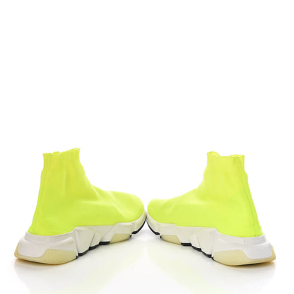 Balenciaga Neoprene Knit Womens Speed Sneakers 40 Yellow Fluo 5 of 11