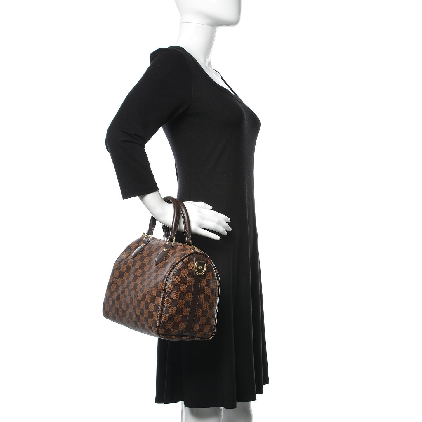 Damier Ebene Speedy Bandouliere 25