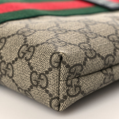 Gucci GG Supreme Monogram Web Messenger Bag Black 8 of 8