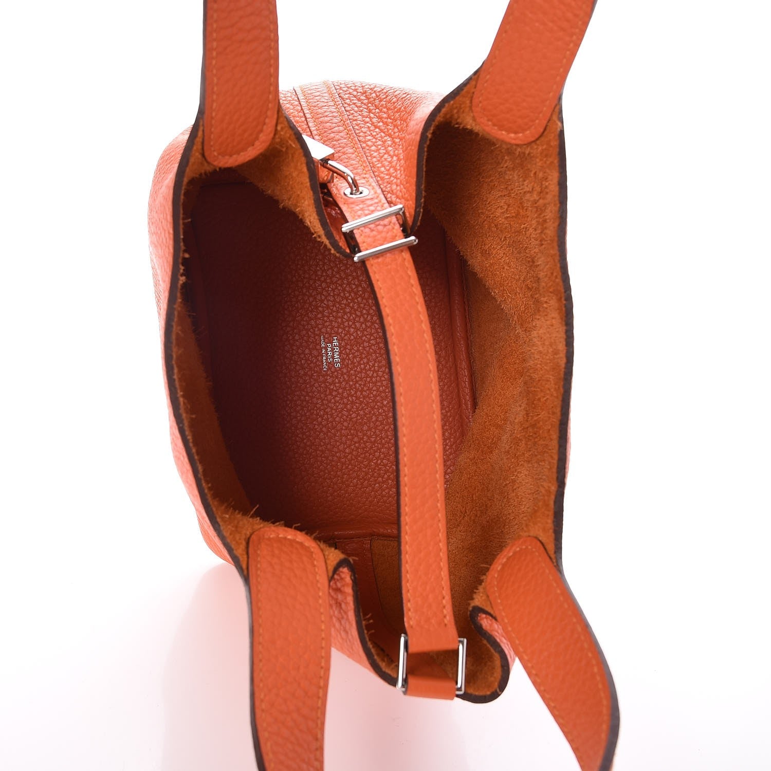 Hermes Taurillon Clemence Picotin Lock 18 PM Orange 5 of 7