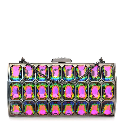 Judith Leiber Crystal Minaudiere Clutch Multicolor 1 of 14