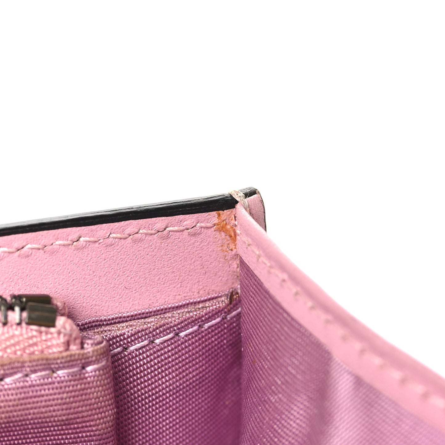 GG Supreme Monogram Strawberry Chain Wallet