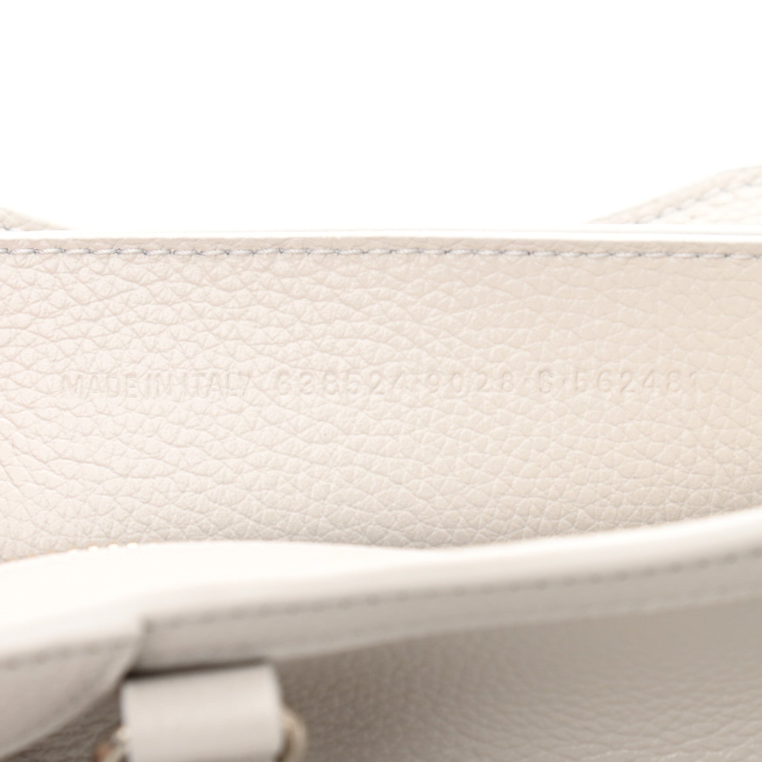 Balenciaga Grained Calfskin Neo Classic Silver Hardware Mini City Chalky White 7 of 10