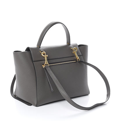 Celine Grained Calfskin Mini Belt Bag Grey 2 of 8