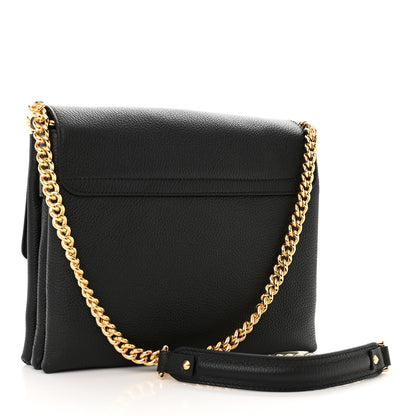 Alexander McQueen Calfskin Medium Twin Skull Chain Crossbody Black 3 of 14