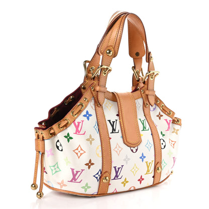 Louis Vuitton Monogram Multicolor Theda GM White 3 of 8