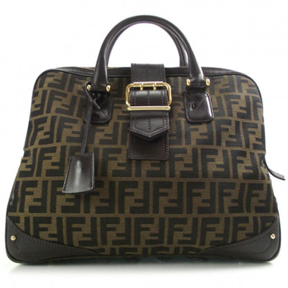 Fendi Zucca Buckle Satchel 1 of 15