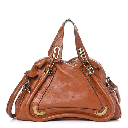 Chloe Sheepskin Stitched Small Paraty Caramel 2 of 22