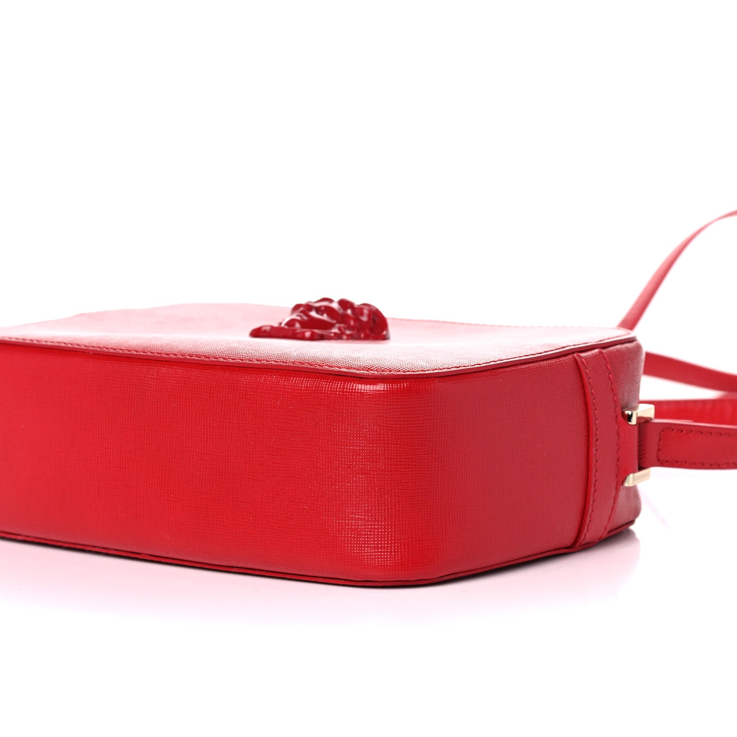 Versace Grained Calfskin Palazzo Camera Bag Red 8 of 10