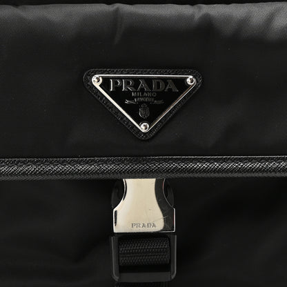 Prada Re-Nylon Saffiano Shoulder Bag Black 8 of 10