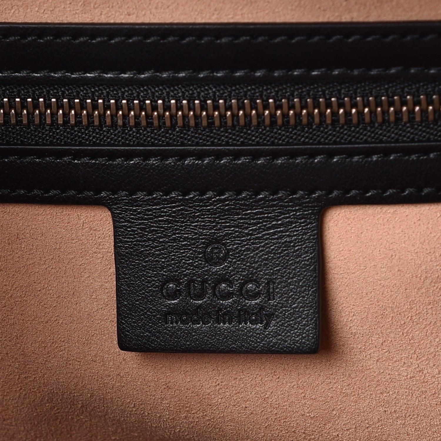 Gucci Calfskin Matelasse Sylvie Web Small GG Marmont Top Handle Shoulder Bag Black 6 of 8