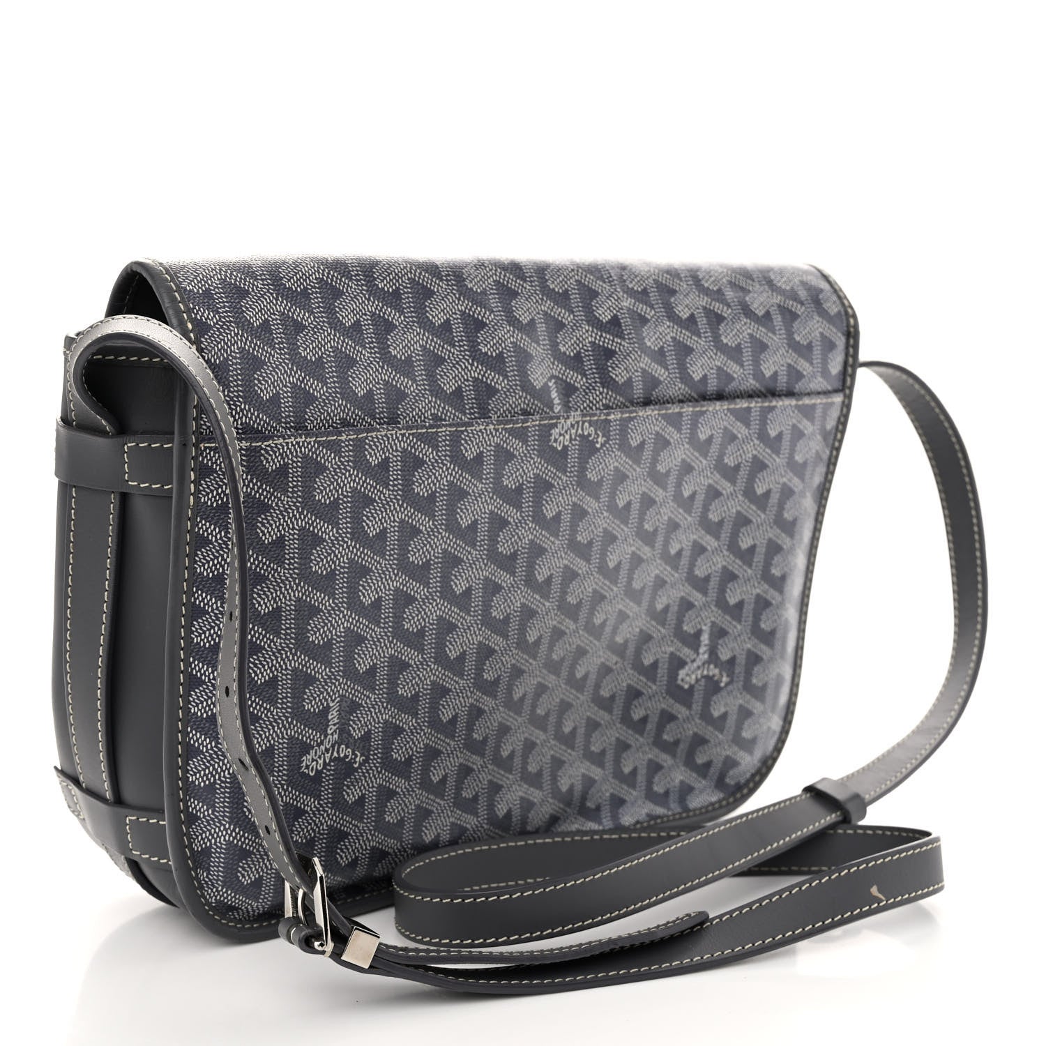 Goyard Goyardine Belvedere MM Messenger Bag Grey 3 of 12