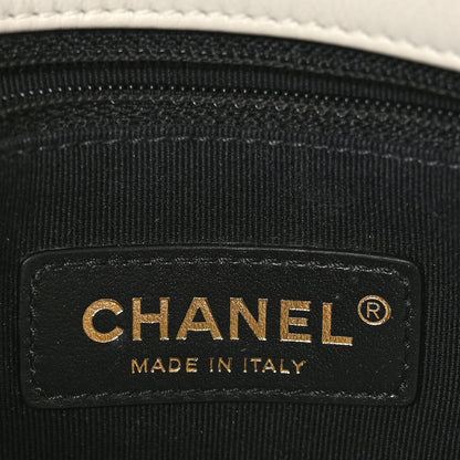 Chanel Glazed Calfskin Quilted Mini Pearl Side Flap White 6 of 11