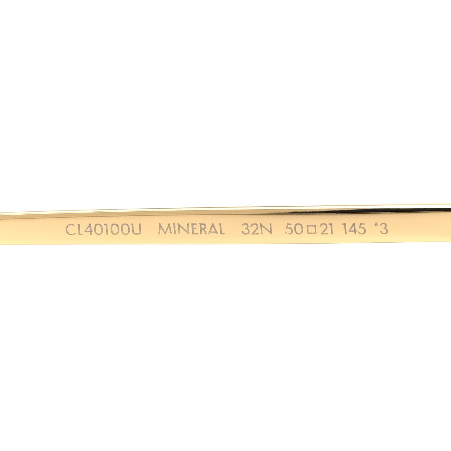 Celine Metal Round Sunglasses CL40100U Gold 6 of 8