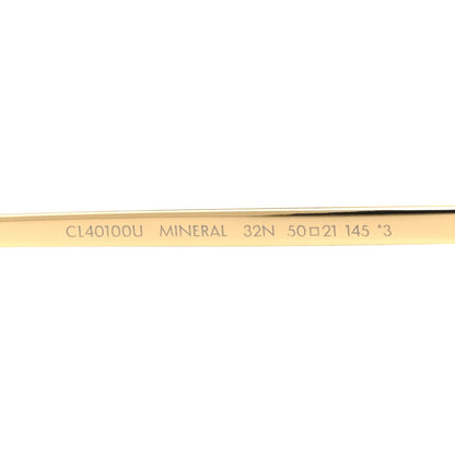 Celine Metal Round Sunglasses CL40100U Gold 6 of 8