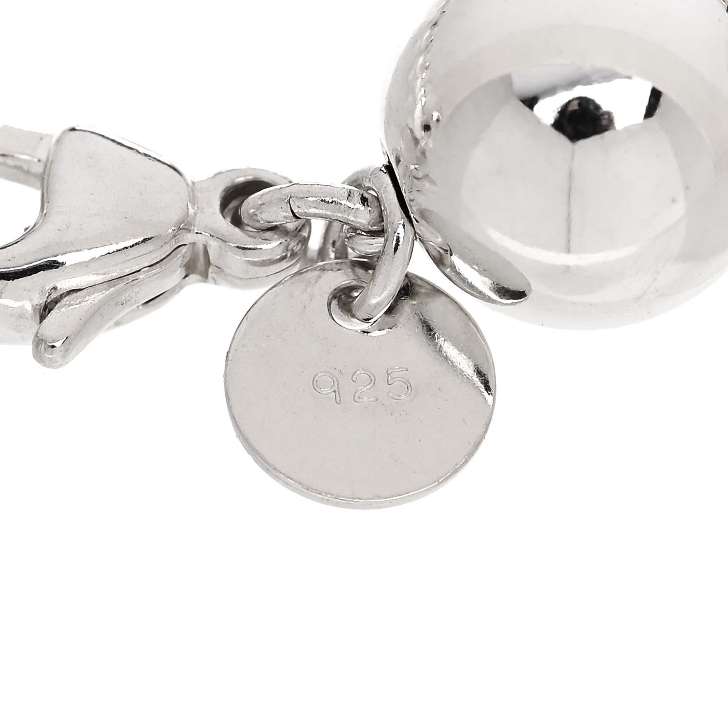 Tiffany Sterling Silver 10mm HardWear Ball Bracelet 3 of 4