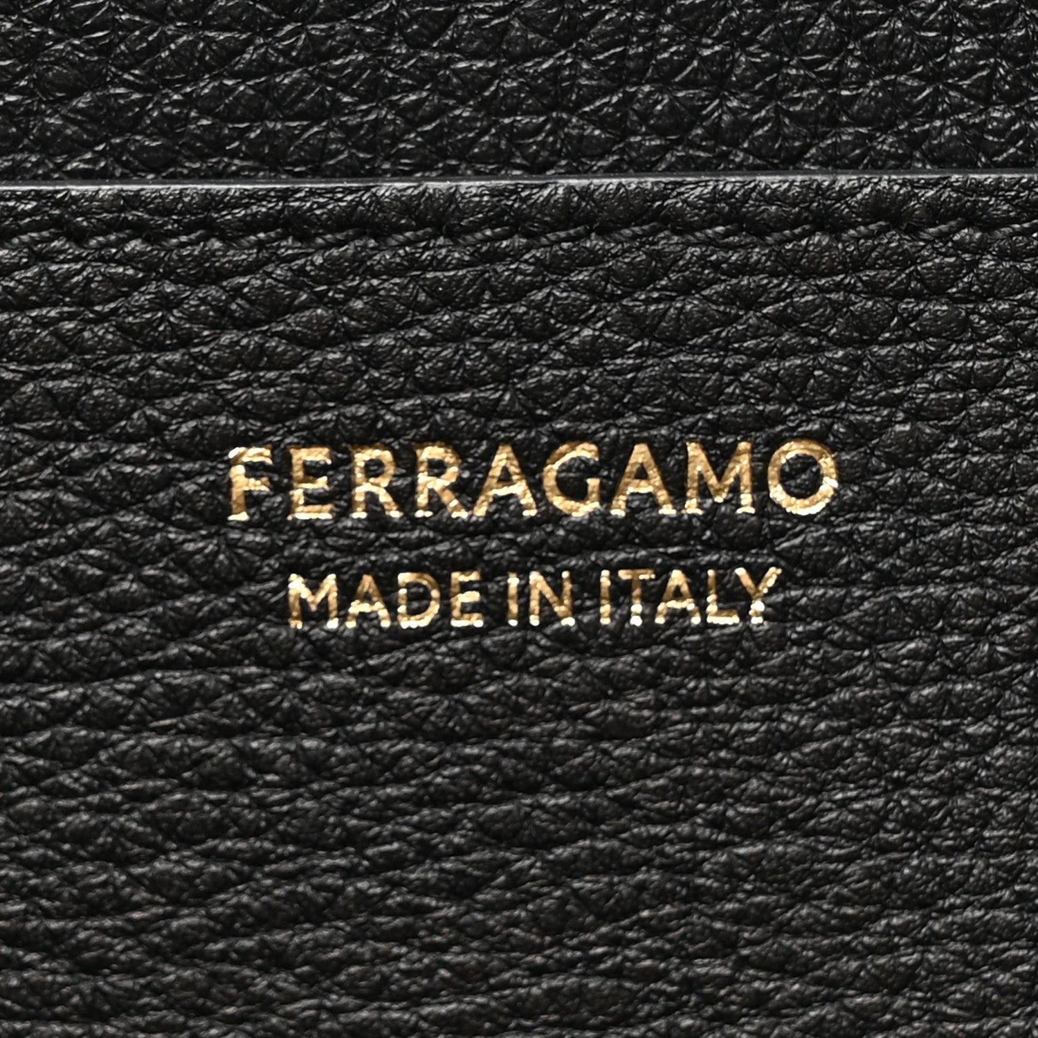 Salvatore Ferragamo Hammered Calfskin Small Smile Hobo Black 6 of 10