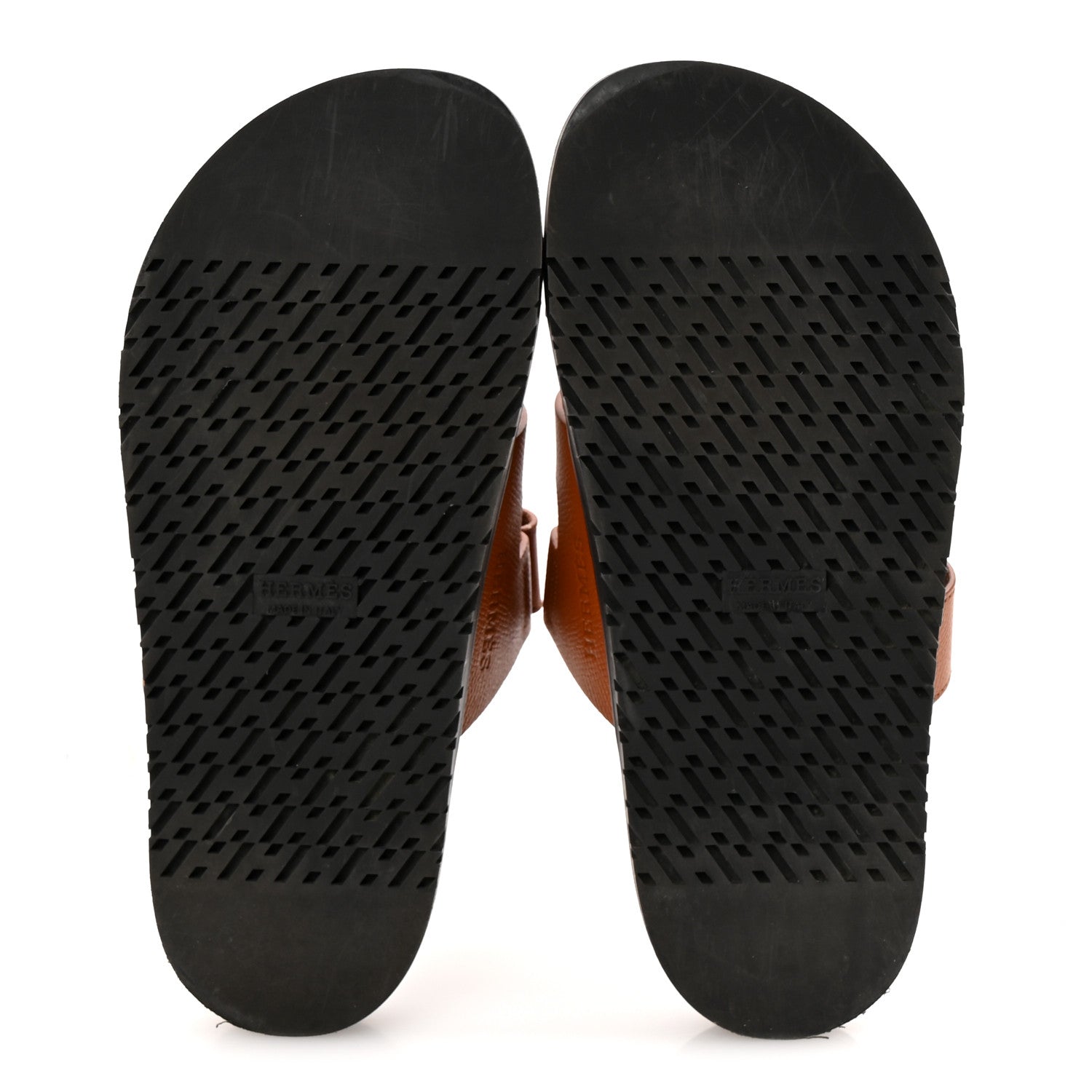 Hermes Epsom Womens Chypre Sandals 38 Naturel 6 of 11