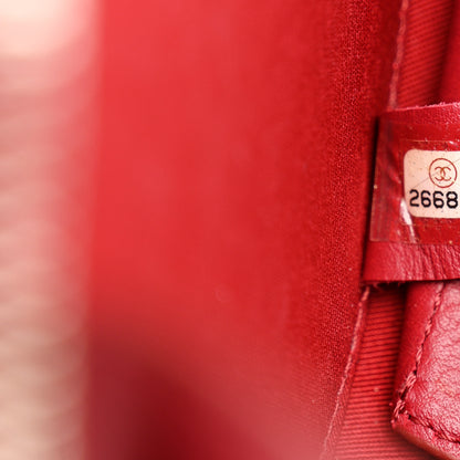Chanel Patent Round As Earth Evening Bag Red 7 of 12