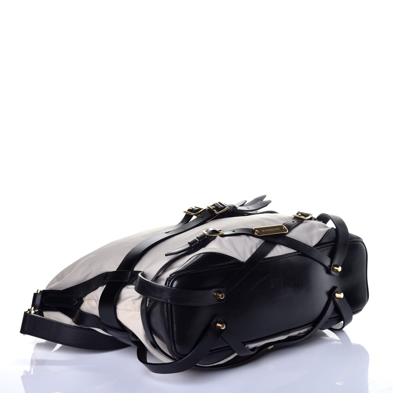 Burberry Nylon Bridle Calfskin Medium Gosford Hobo Trench 5 of 9