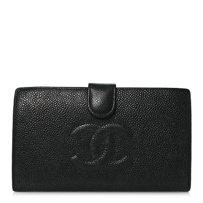 Chanel Caviar Timeless CC Zipped Pocket Wallet Black 1 of 20