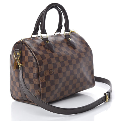 Louis Vuitton Damier Ebene Speedy Bandouliere 25 3 of 12