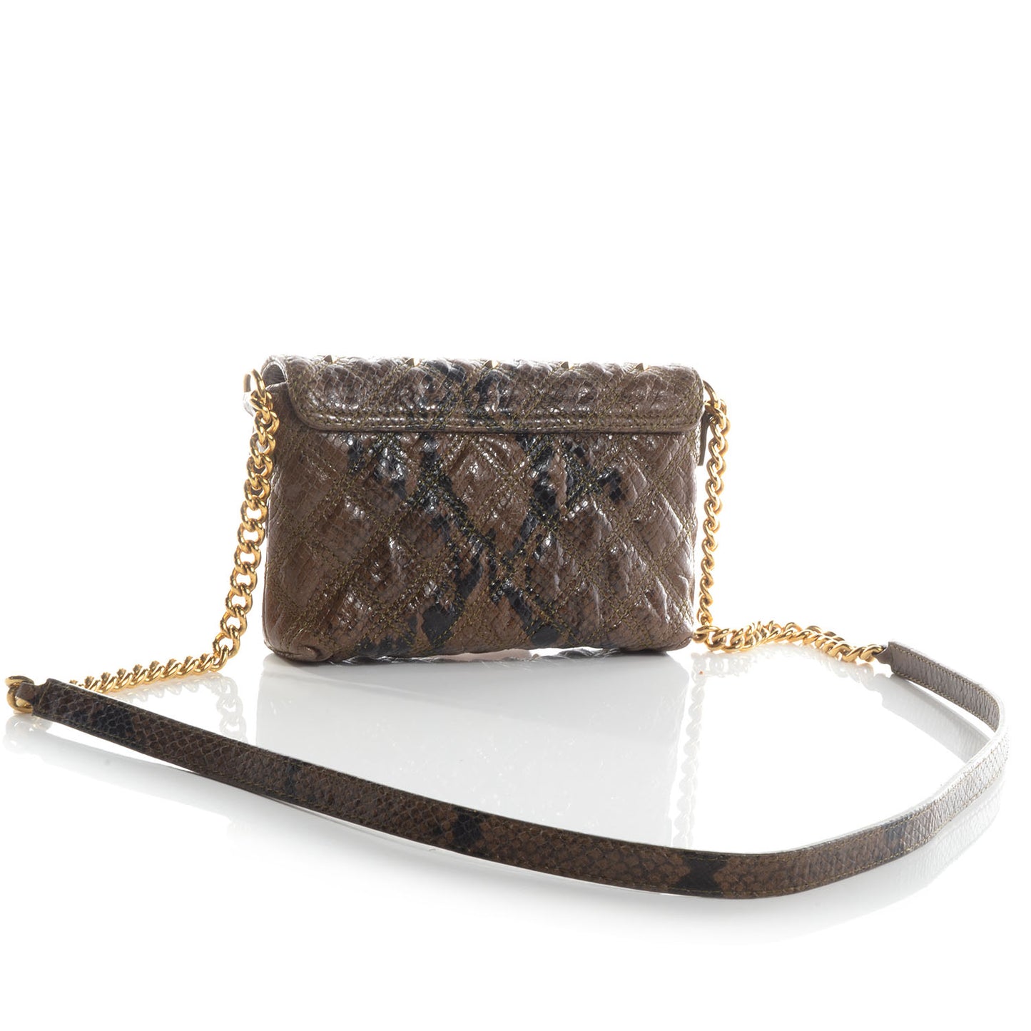 Python Embossed Stardust Single Brown
