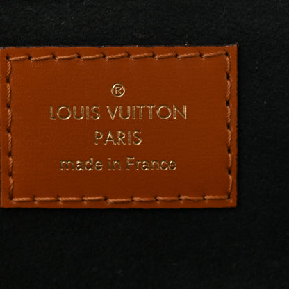Louis Vuitton Denim Calfskin Reverse Monogram Malletage Alma BB Blue 6 of 10