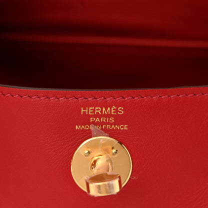 Hermes Swift Mini Lindy 20 Rouge Piment 6 of 11