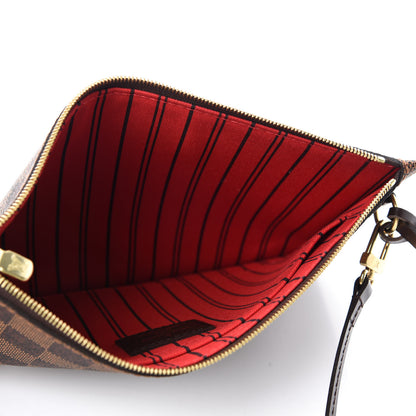 Louis Vuitton Damier Ebene Neverfull MM GM Pochette 5 of 6