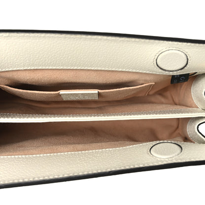 Gucci GG Supreme Monogram Flora Web Small Ophidia Chain Shoulder Bag White 5 of 10