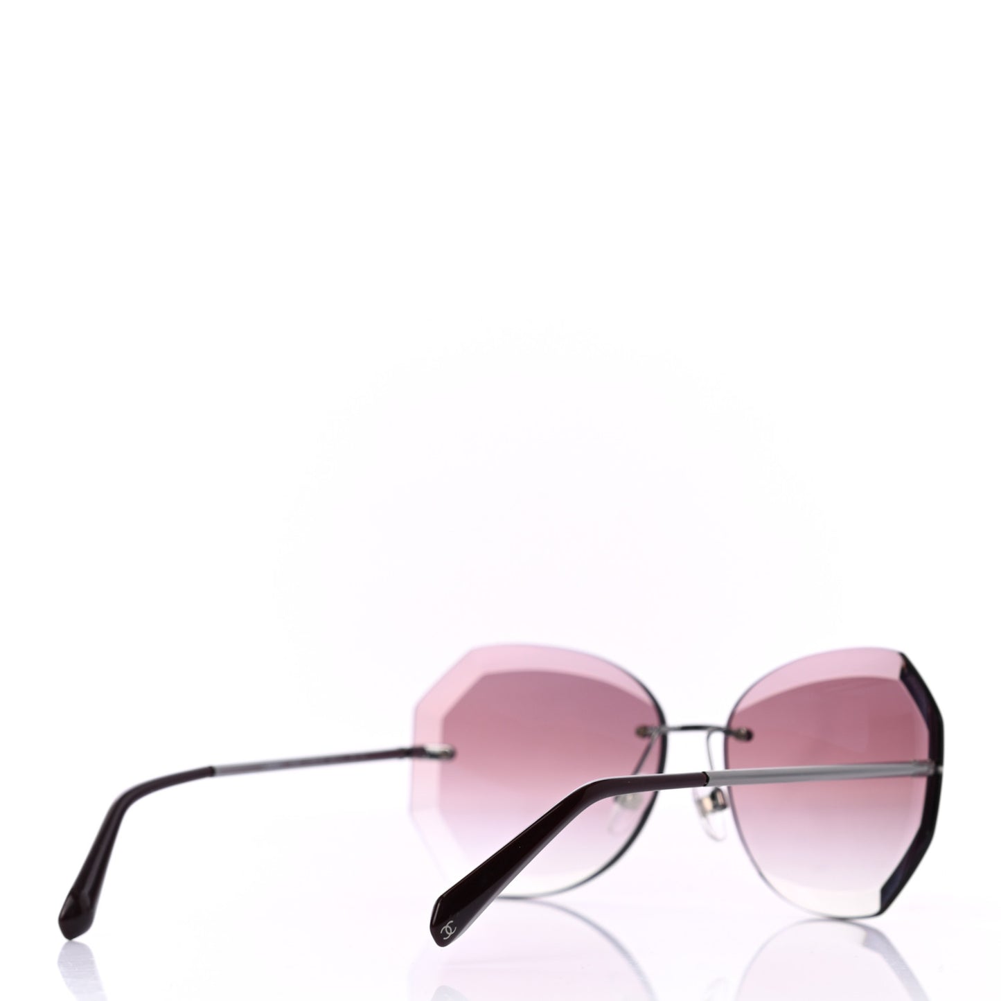 Metal Spring Round Sunglasses 4220 Pink