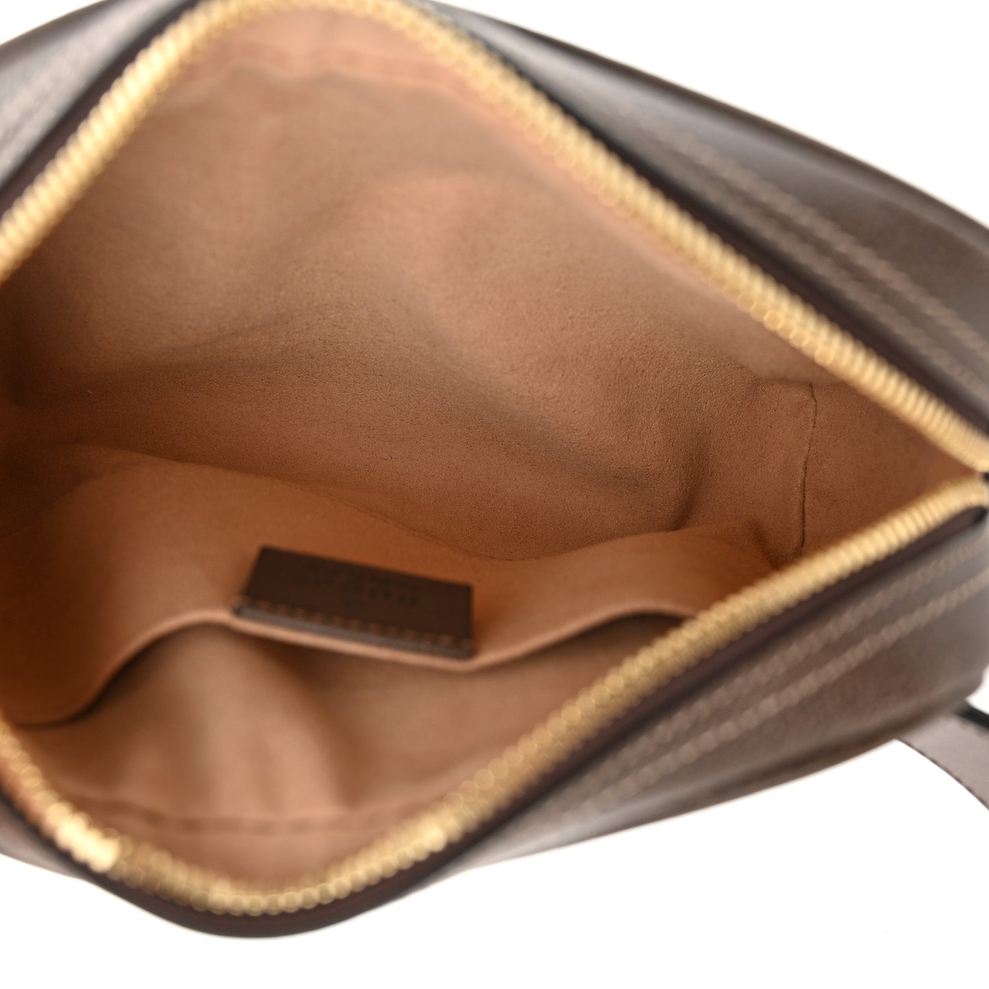 GG Supreme Monogram Web Small Ophidia Belt Bag 75 30 Dark Brown