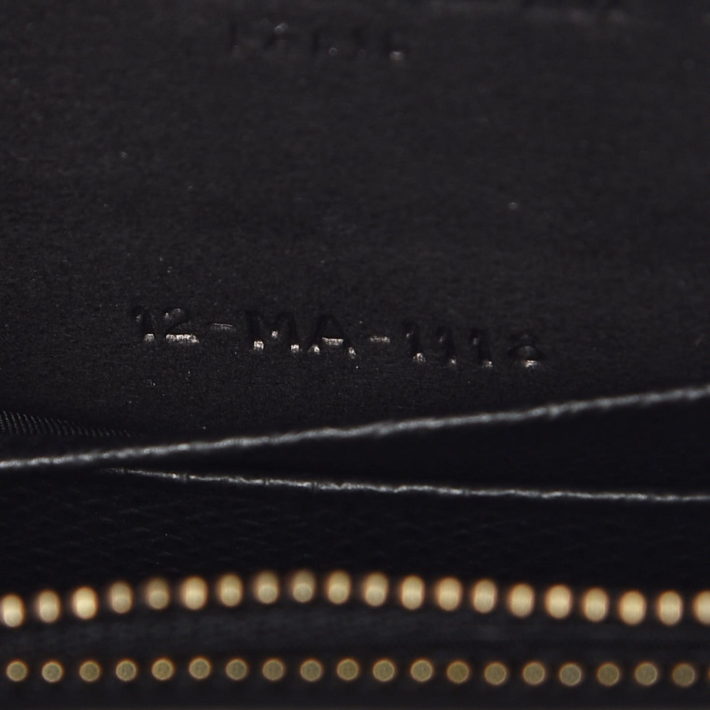 Grained Calfskin Saddle Belt Bag Black