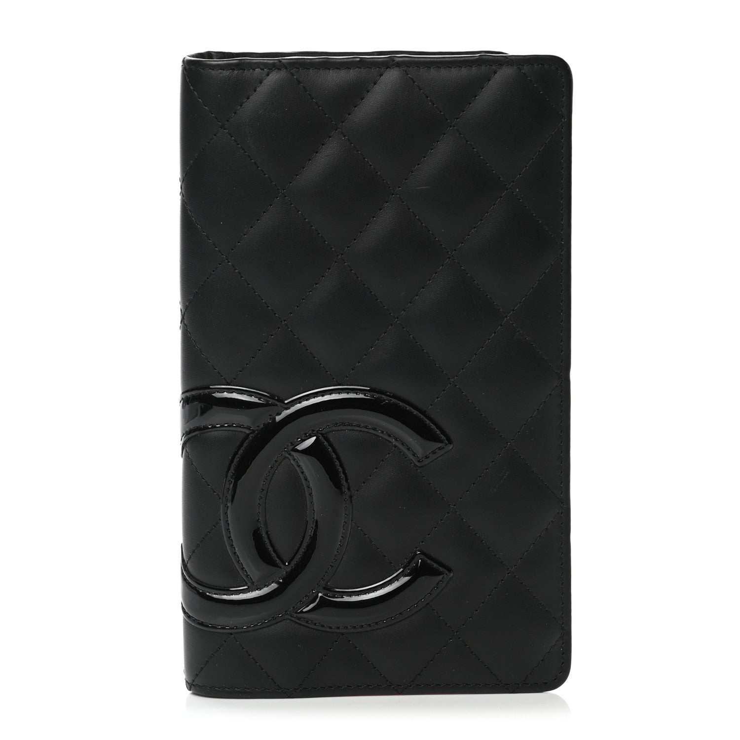 Chanel Calfskin Quilted Cambon Yen Wallet Black 1 of 10